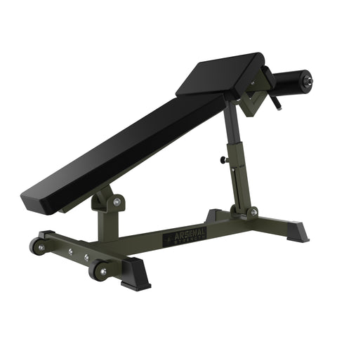 OD Green Texture<BR>Alpha Decline Bench<BR>LIMITED EDITION