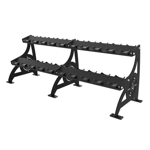 Alpha series: 2 Tier Dumbbell Rack (Optional Add-On available)